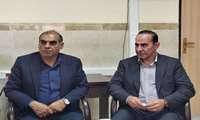 نشست با چراغی رئیس مجمع نمایندگان استان در مجلس شورای اسلامی در آیین افتتاح کارگاه انرژی خورشیدی